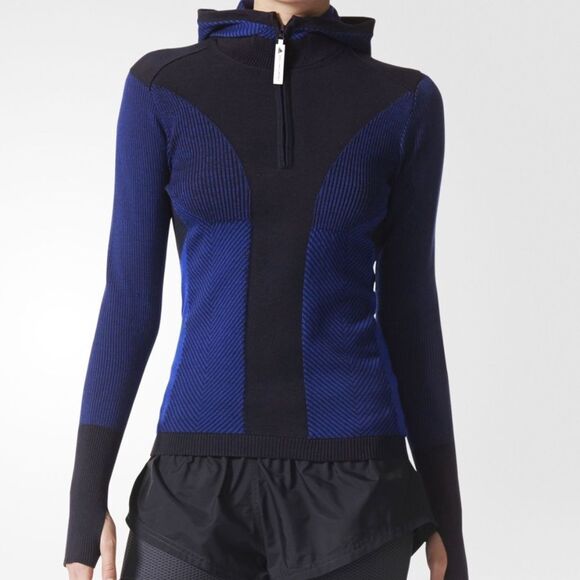 Adidas by Stella McCartney Run Ultra Hooded Tee - Picture 1 of 8